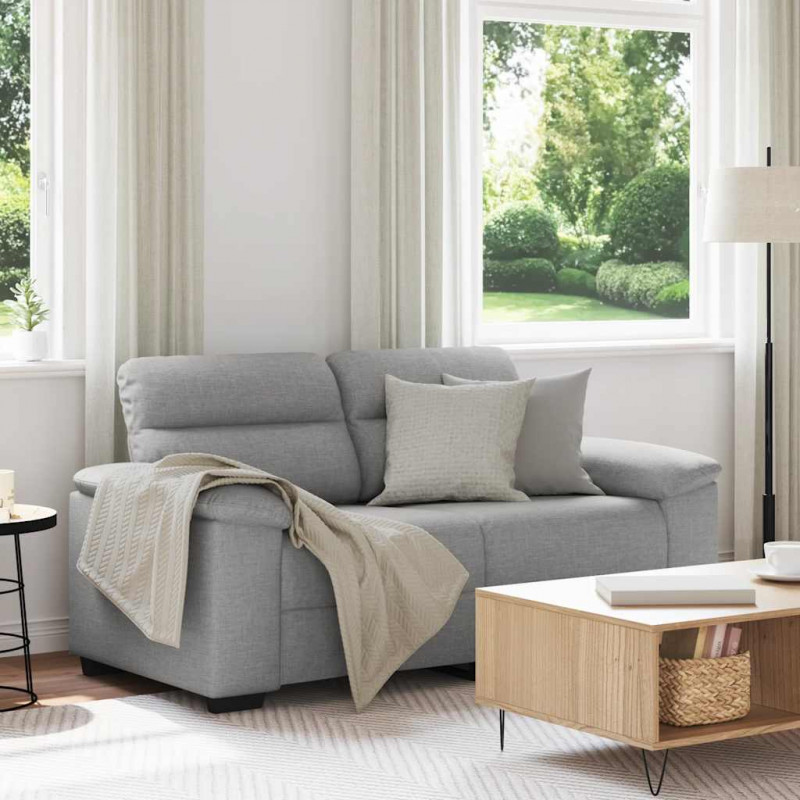 Sofa 2-osobowa Cloud Grey 160x81x84 cm Tkanina