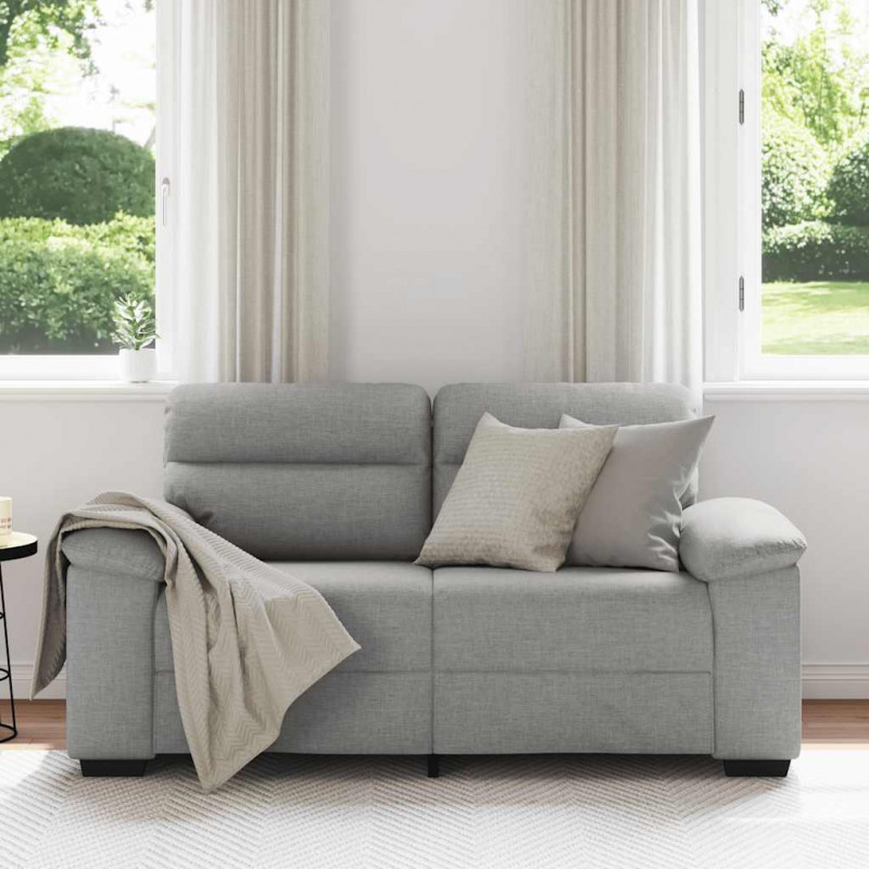 Sofa 2-osobowa Cloud Grey 160x81x84 cm Tkanina
