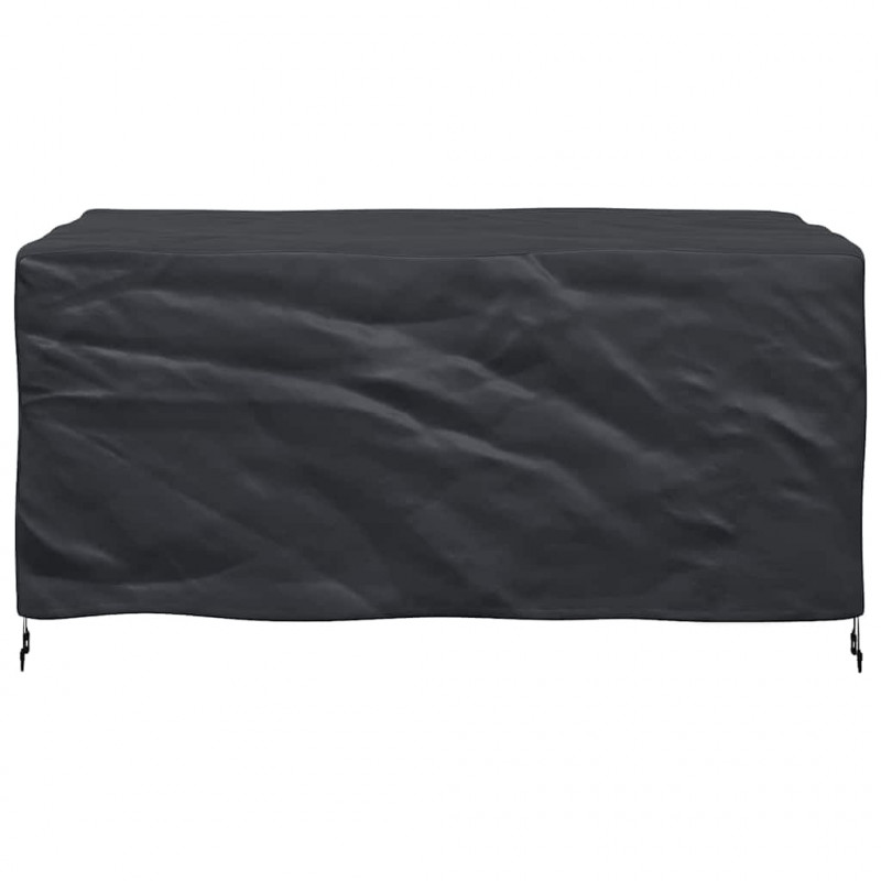 Pokrowiec na meble Gładki Czarny 172 x 113 x 73 cm 600D