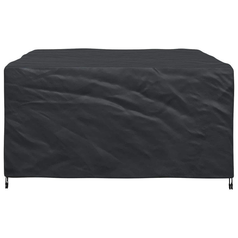 Pokrowiec na meble Gładki Czarny 180 x 190 x 85 cm 420D