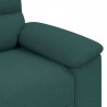 Sofa 2-osobowa, ciemnozielona, 180x81x84 cm, tkaniną