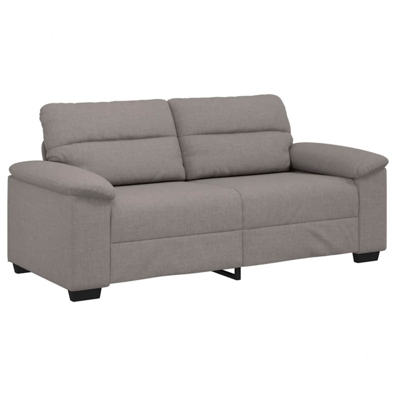 Sofa 2-osobowa, kolor taupe, 180x81x84 cm, tkaniną