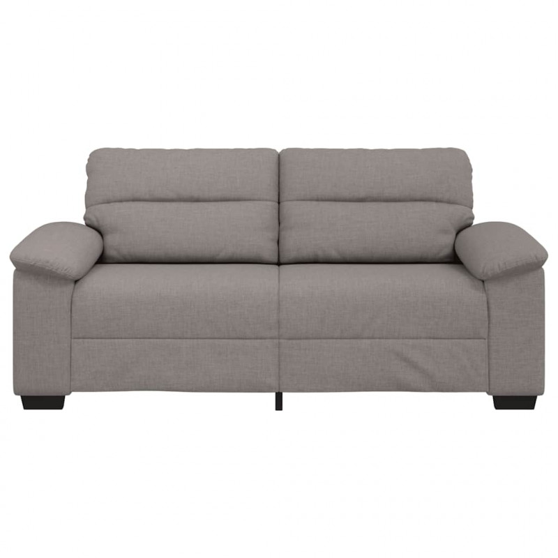 Sofa 2-osobowa, kolor taupe, 180x81x84 cm, tkaniną