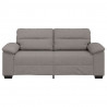 Sofa 2-osobowa, kolor taupe, 180x81x84 cm, tkaniną