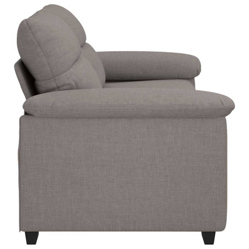 Sofa 2-osobowa, kolor taupe, 180x81x84 cm, tkaniną