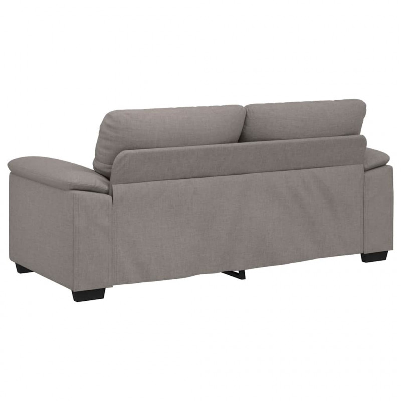 Sofa 2-osobowa, kolor taupe, 180x81x84 cm, tkaniną