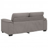 Sofa 2-osobowa, kolor taupe, 180x81x84 cm, tkaniną
