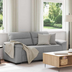 Sofa 2-osobowa, szara chmurowy, 180x81x84 cm, tkaniną