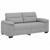 Sofa 2-osobowa, szara chmurowy, 180x81x84 cm, tkaniną