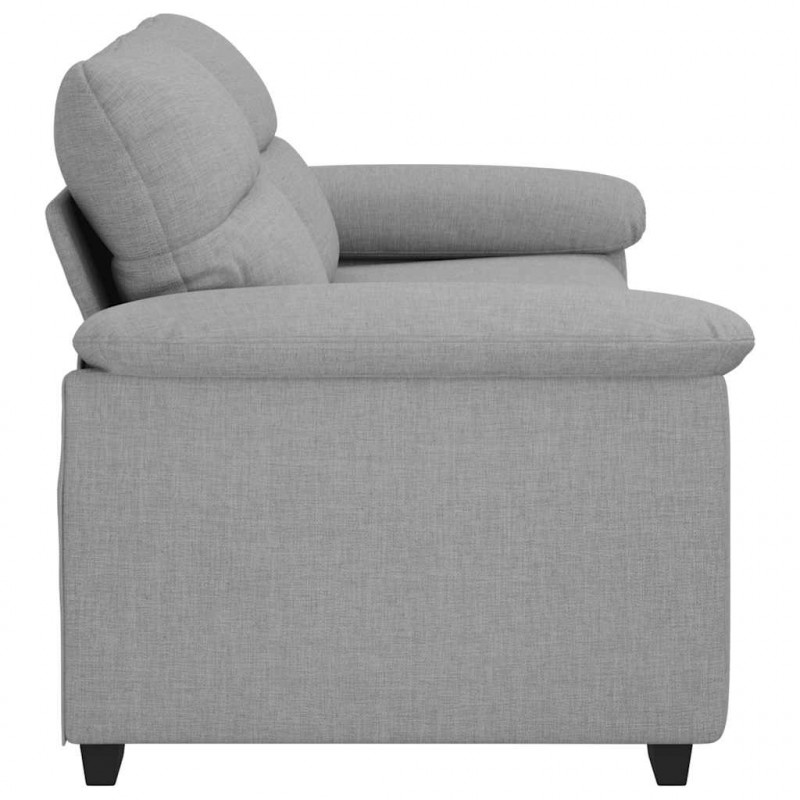Sofa 2-osobowa, szara chmurowy, 180x81x84 cm, tkaniną