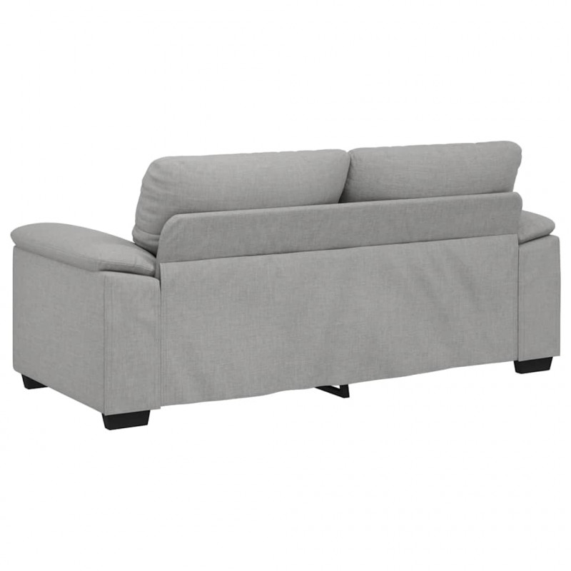 Sofa 2-osobowa, szara chmurowy, 180x81x84 cm, tkaniną