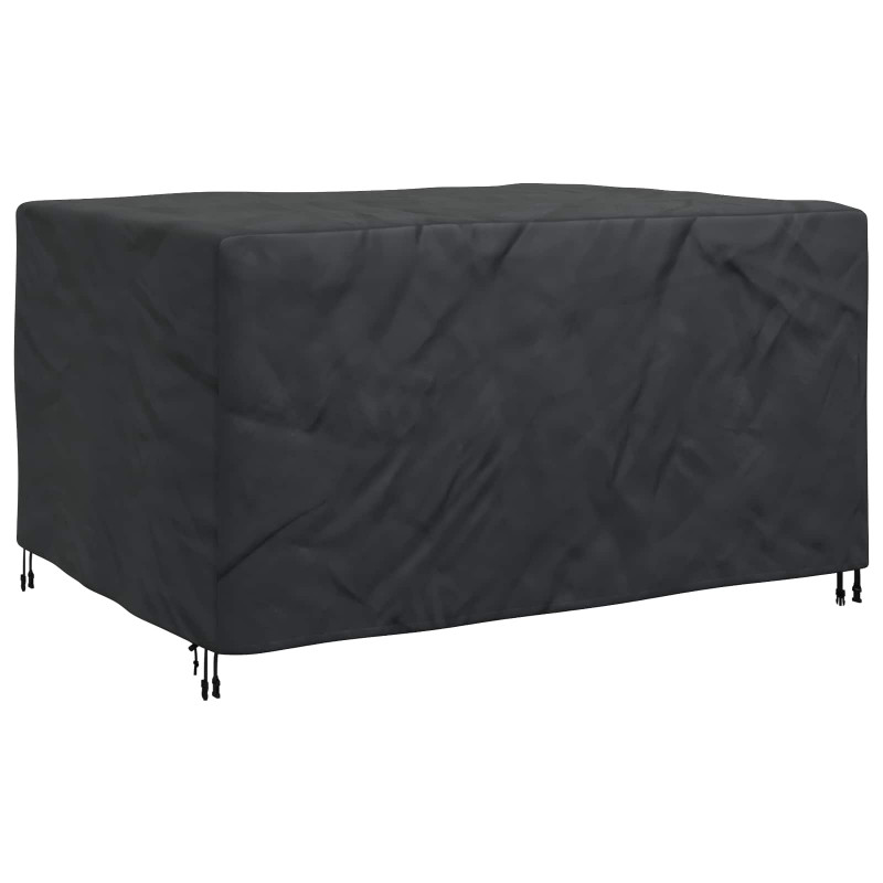 Pokrowiec na meble Gładki Czarny 180 x 140 x 90 cm 210D