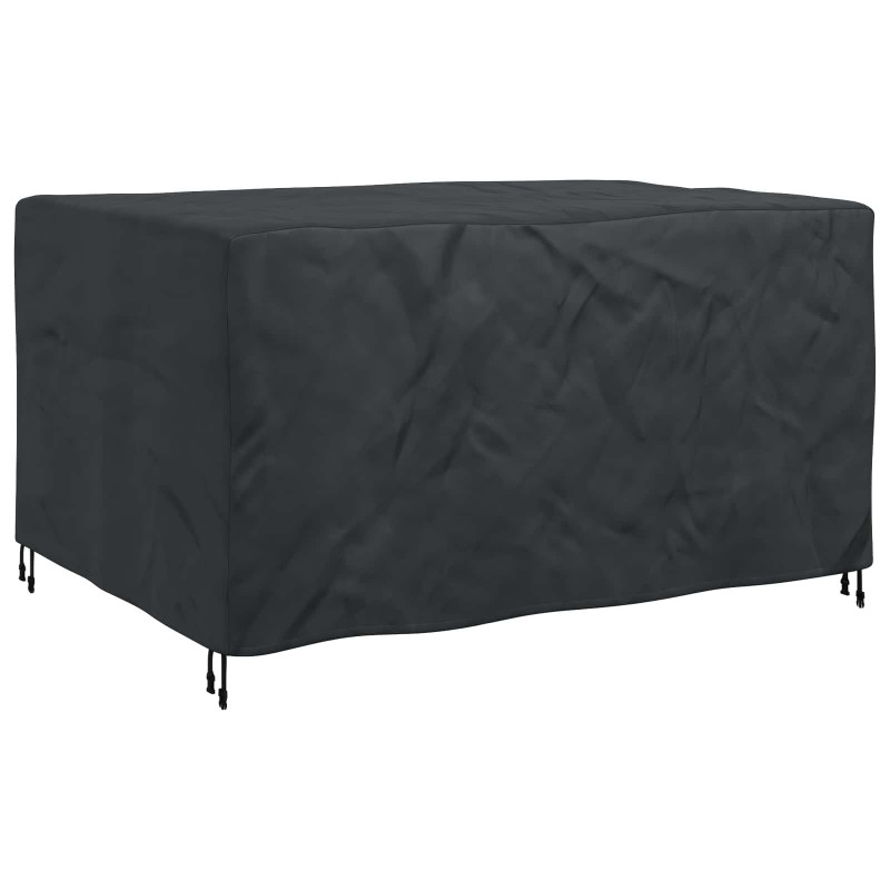 Pokrowiec na meble Gładki Czarny 180 x 140 x 90 cm 420D