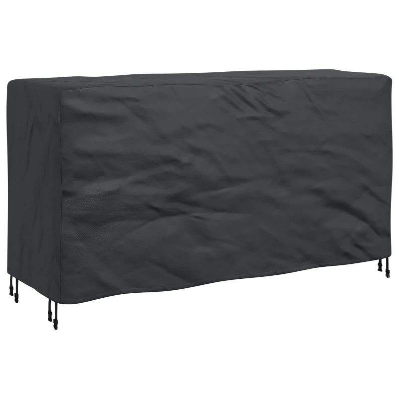 Pokrowiec na meble Gładki Czarny 180 x 70 x 90 cm 420D