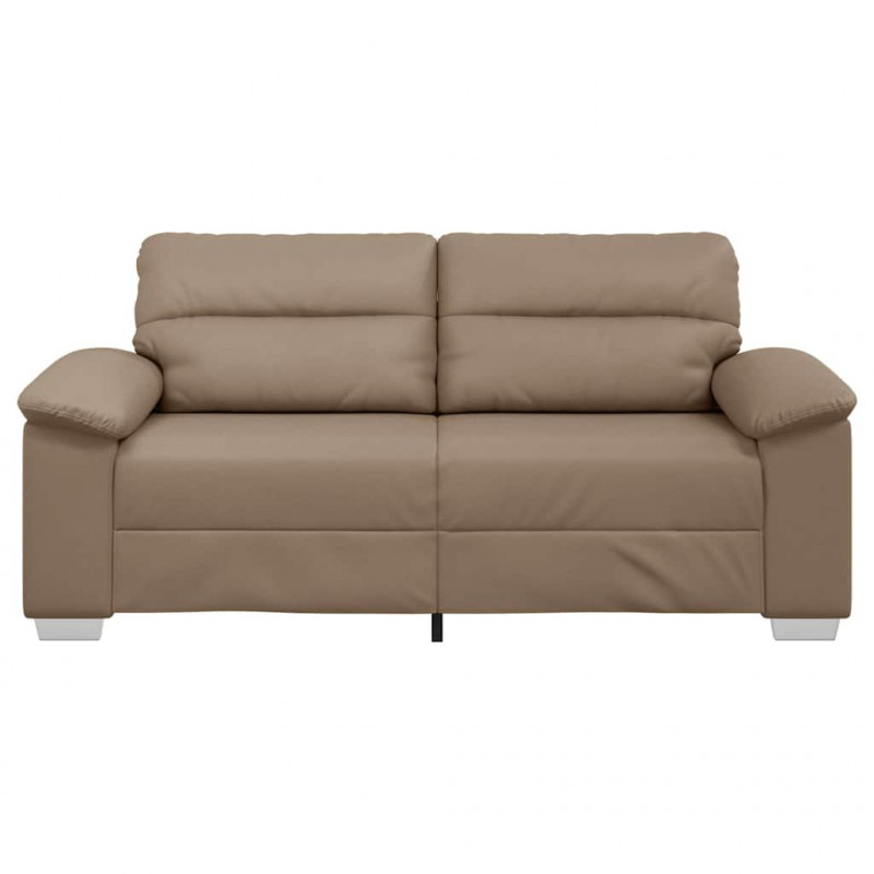 2-osobowa sofa Cappuccino 180x81x84 cm ze skóry ekologicznej