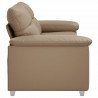 2-osobowa sofa Cappuccino 180x81x84 cm ze skóry ekologicznej