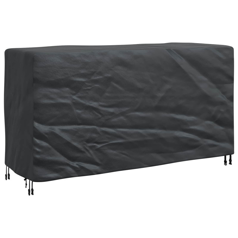 Pokrowiec na meble Gładki Czarny 180 x 70 x 90 cm 600D