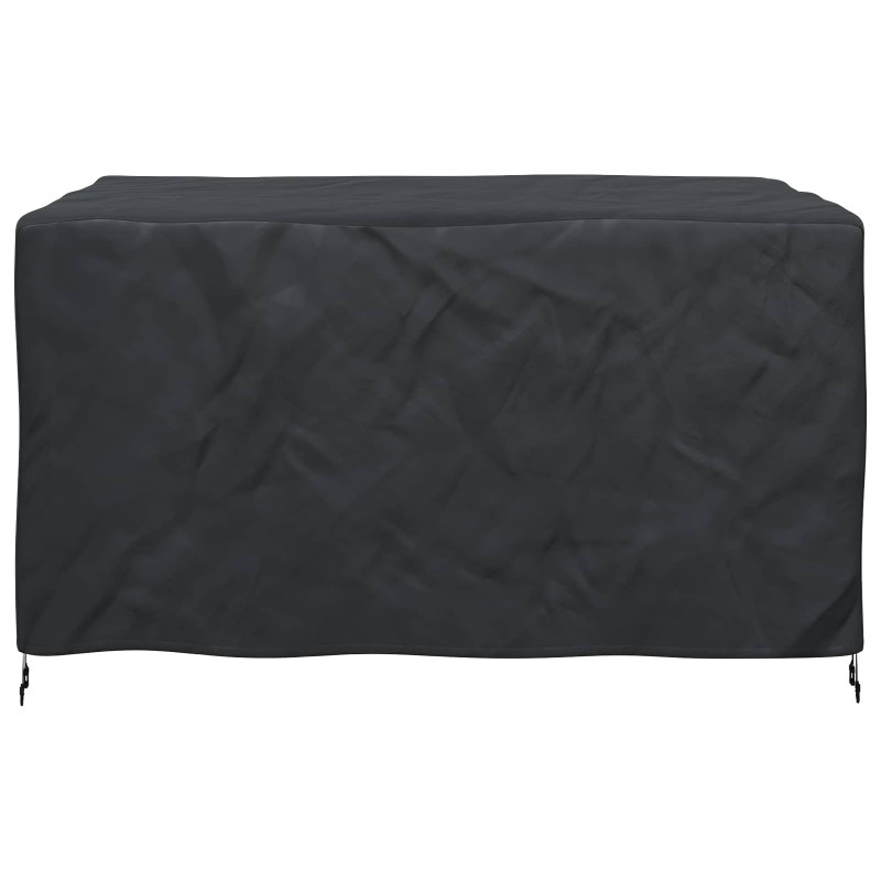 Pokrowiec na meble Gładki Czarny 180 x 150 x 85 cm 600D