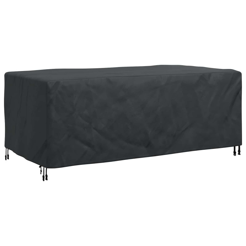 Pokrowiec na meble Gładki Czarny 200 x 110 x 70 cm 420D