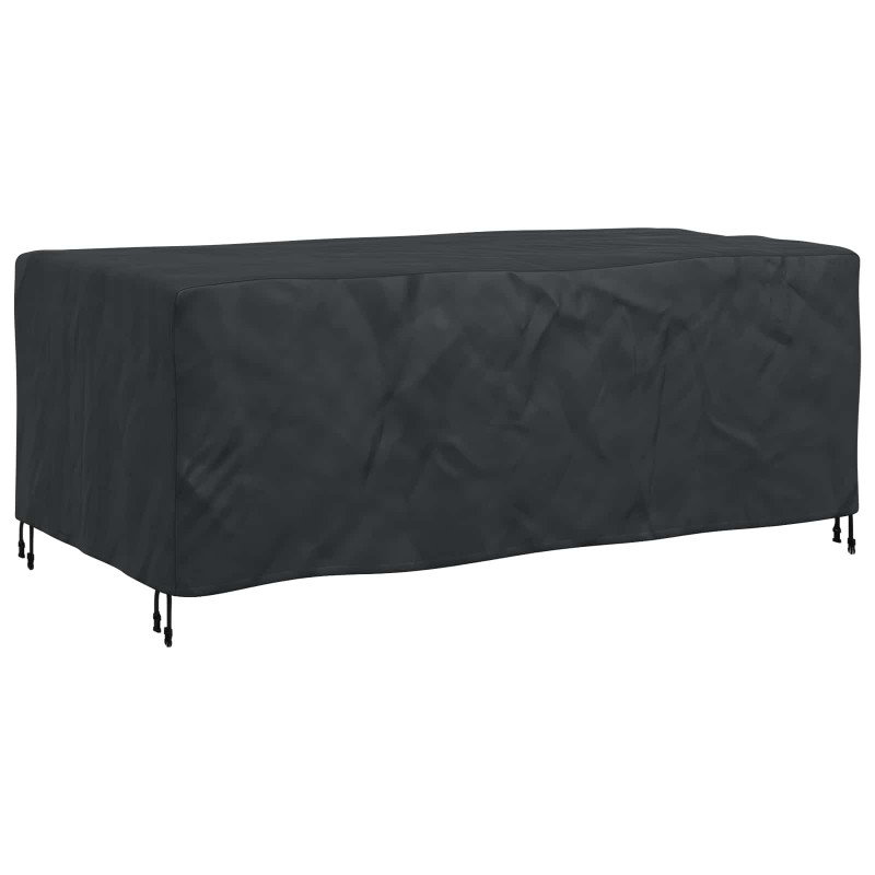 Pokrowiec na meble Gładki Czarny 200 x 110 x 70 cm 600D