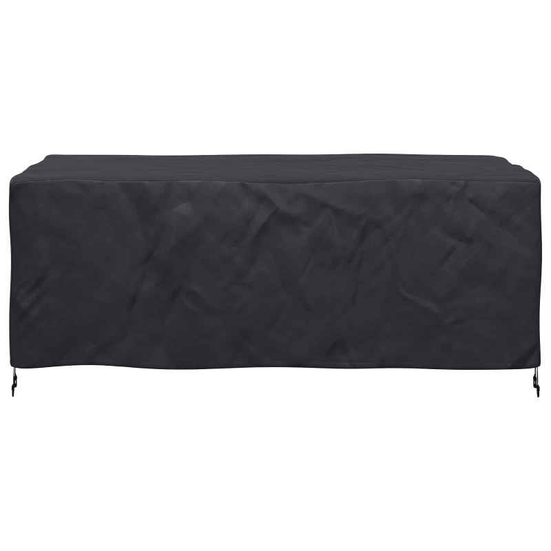 Pokrowiec na meble Gładki Czarny 200 x 110 x 70 cm 600D