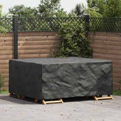 Pokrowiec na meble Gładki Czarny 200 x 150 x 85 cm 210D