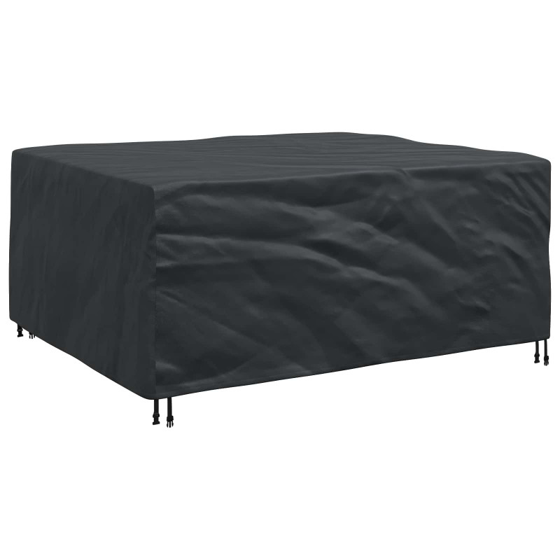 Pokrowiec na meble Gładki Czarny 200 x 150 x 85 cm 420D