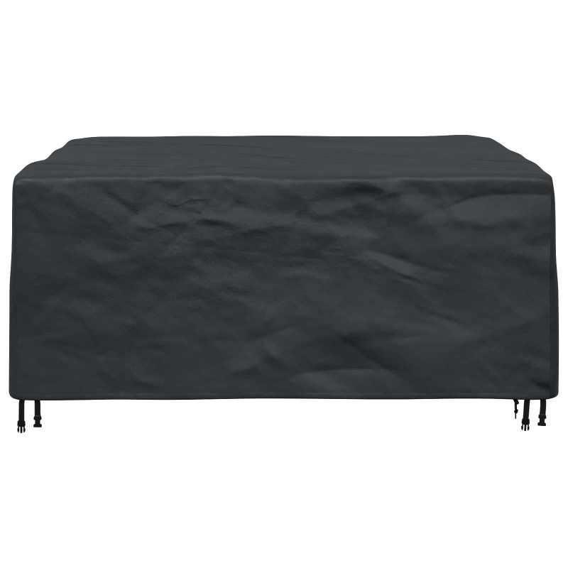 Pokrowiec na meble Gładki Czarny 200 x 165 x 80 cm 210D