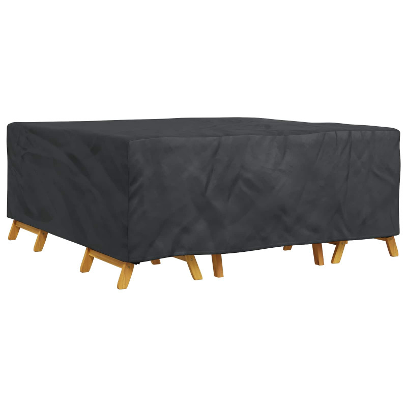 Pokrowiec na meble Gładki Czarny 200 x 200 x 90 cm 420D