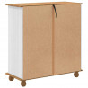 Komoda ASKIM Biały 91 x 40 x 95,5 cm Lite drewno sosnowe