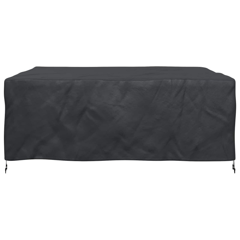 Pokrowiec na meble Gładki Czarny 200 x 200 x 90 cm 600D