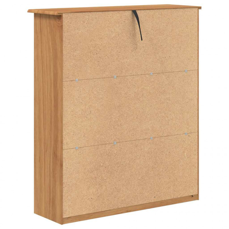 Klatka ASKIM 91 x 30 x 104 cm Lite drewno sosnowe