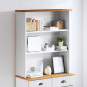 Klatka ASKIM 91 x 30 x 104 cm Lite drewno sosnowe