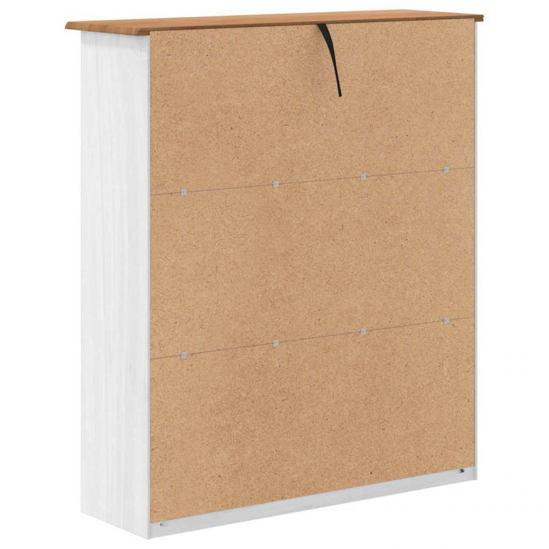 Klatka ASKIM 91 x 30 x 104 cm Lite drewno sosnowe