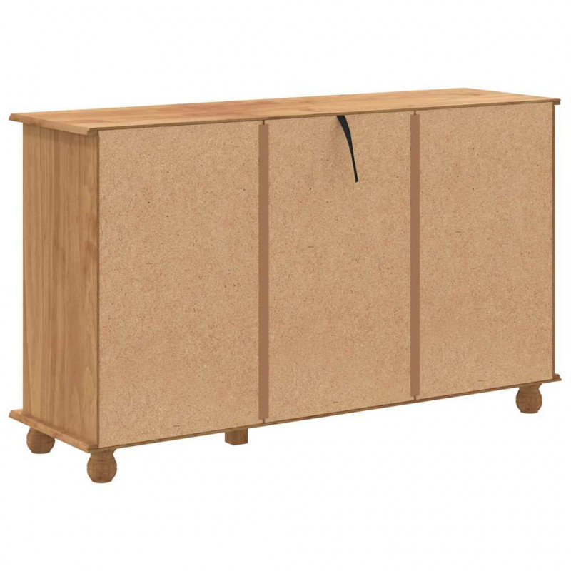 Komoda ASKIM Brązowy 79 x 40 x 133,5 cm Lite drewno sosnowe