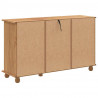 Komoda ASKIM Brązowy 79 x 40 x 133,5 cm Lite drewno sosnowe