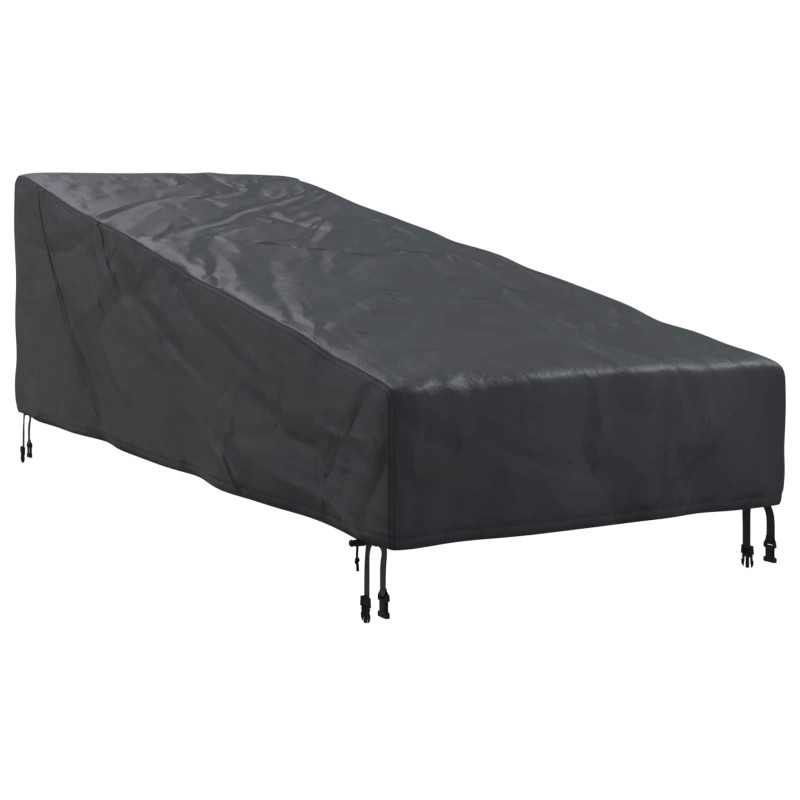 Pokrowiec na meble ogrodowe Czarny 195 x 76 x 82 cm