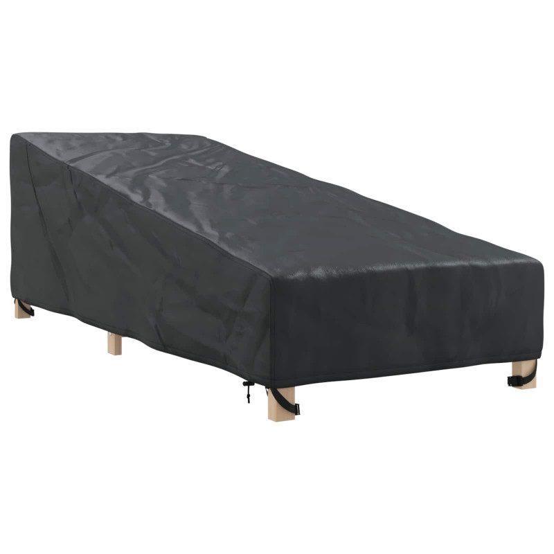 Pokrowiec na meble ogrodowe Czarny 195 x 76 x 82 cm
