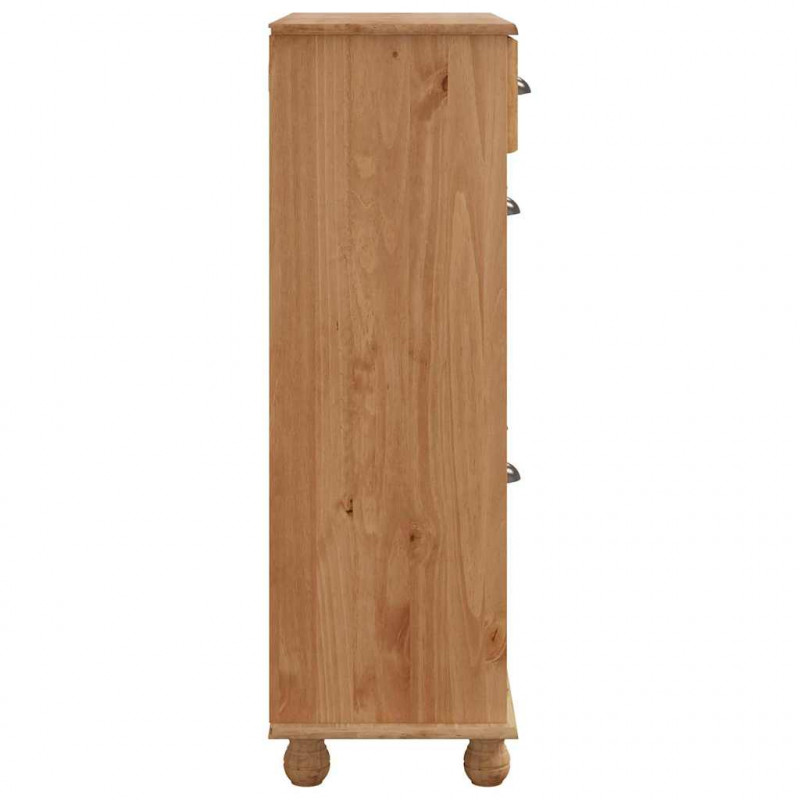 Szafka na buty z szufladą ASKIM Brązowy 85 x 35 x 108 cm