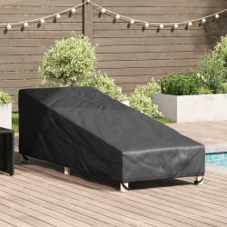Pokrowiec na meble ogrodowe Czarny 210 x 80 x 75 cm