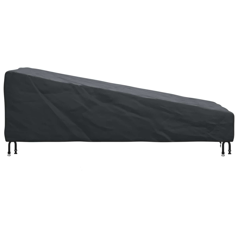 Pokrowiec na meble ogrodowe Czarny 210 x 80 x 75 cm