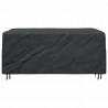 Pokrowiec na meble Gładki Czarny 220 x 150 x 85 cm 420D