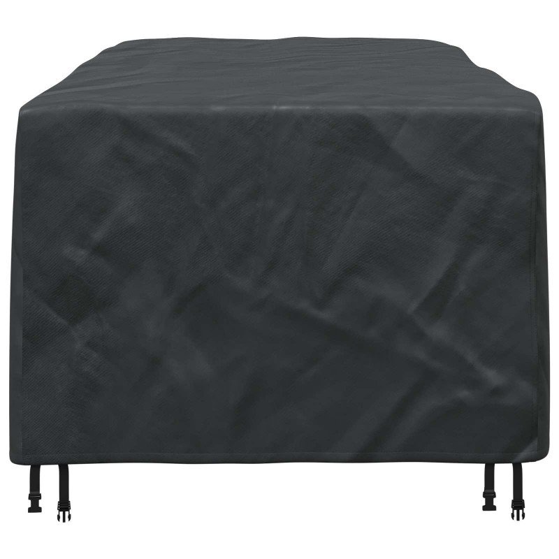Pokrowiec na meble Gładki Czarny 229 x 113 x 73 cm 210D