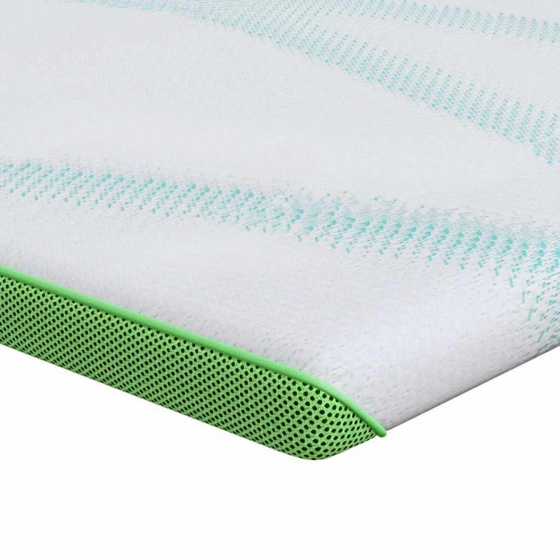 Nakładka na materac Biały i zielony 90 x 200 cm