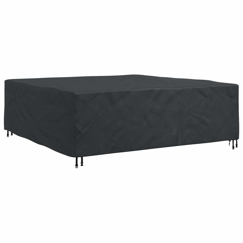 Pokrowiec na meble Gładki Czarny 235 x 235 x 70 cm 600D