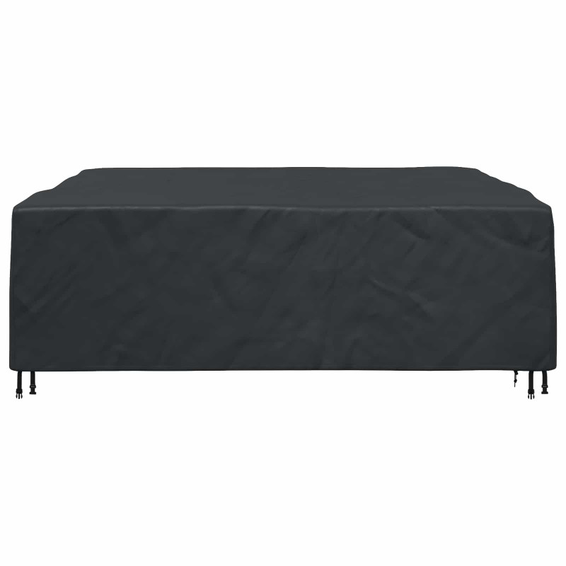 Pokrowiec na meble Gładki Czarny 235 x 235 x 70 cm 600D