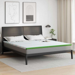 Nakładka na materac Biały i zielony 200 x 200 cm