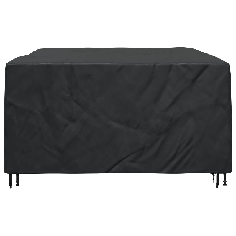 Pokrowiec na meble Gładki Czarny 240 x 190 x 90 cm 210D