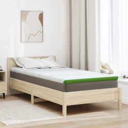 Nakładka na materac Biały i zielony 90 x 200 cm
