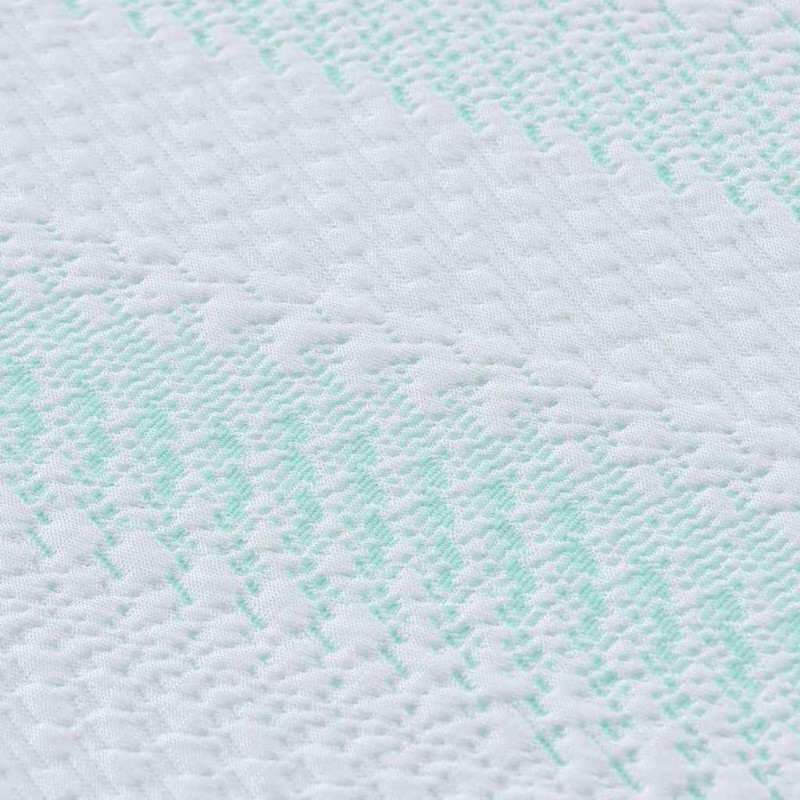 Nakładka na materac Biały i zielony 90 x 200 cm